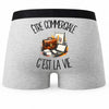 Boxer Homme Être commerciale c'est la vie – Impression au dos