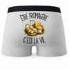Boxer Homme Être fromagère c'est la vie – Impression au dos