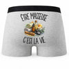 Boxer Homme Être masseuse c'est la vie – Impression au dos