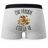 Boxer Homme Être pâtissière c'est la vie – Impression au dos