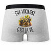 Boxer Homme Être viticultrice c'est la vie – Impression au dos
