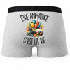 Boxer Homme Être animatrice c'est la vie – Impression au dos