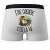 Boxer Homme Être caissière c'est la vie – Impression au dos