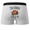Boxer Homme Être boucher c'est la vie – Impression au dos