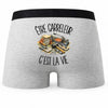 Boxer Homme Être carreleur c'est la vie – Impression au dos