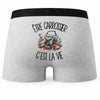 Boxer Homme Être carrossier c'est la vie – Impression au dos
