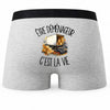 Boxer Homme Être déménageur c'est la vie – Impression au dos