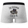 Boxer Homme Être développeur c'est la vie – Impression au dos