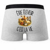 Boxer Homme Être éleveur c'est la vie – Impression au dos