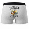 Boxer Homme Être masseur c'est la vie – Impression au dos