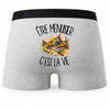 Boxer Homme Être menuisier c'est la vie – Impression au dos
