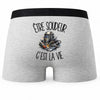 Boxer Homme Être soudeur c'est la vie – Impression au dos