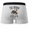 Boxer Homme Être tatoueur c'est la vie – Impression au dos