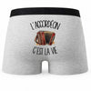 Boxer Homme L'accordéon c'est la vie – Impression au dos