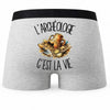 Boxer Homme L'archéologie c'est la vie – Impression au dos