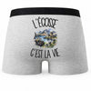 Boxer Homme L'Écosse c'est la vie – Impression au dos