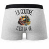 Boxer Homme La couture c'est la vie – Impression au dos