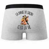 Boxer Homme La danse de salon c'est la vie – Impression au dos