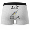 Boxer Homme La flûte c'est la vie – Impression au dos