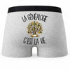 Boxer Homme La généalogie c'est la vie – Impression au dos