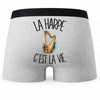 Boxer Homme La harpe c'est la vie – Impression au dos