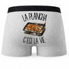 Boxer Homme La plancha c'est la vie – Impression au dos
