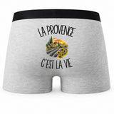 Boxer Homme La Provence c'est la vie – Impression au dos