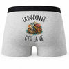 Boxer Homme La randonnée c'est la vie – Impression au dos