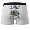 Boxer Homme La vanlife c'est la vie – Impression au dos