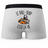 Boxer Homme Le ball-trap c'est la vie – Impression au dos