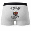 Boxer Homme Le barbecue c'est la vie – Impression au dos