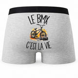 Boxer Homme Le BMX c'est la vie – Impression au dos