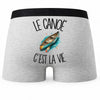 Boxer Homme Le canoë c'est la vie – Impression au dos