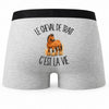 Boxer Homme Le cheval de trait c'est la vie – Impression au dos