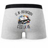 Boxer Homme Le jiu-jitsu brésilien c'est la vie – Impression au dos