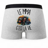 Boxer Homme Le MMA c'est la vie – Impression au dos