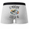 Boxer Homme Le modélisme c'est la vie – Impression au dos