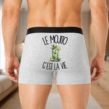 Boxer Homme Le mojito c'est la vie – Impression au dos