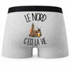 Boxer Homme Le Nord c'est la vie – Impression au dos