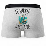 Boxer Homme Le paddle c'est la vie – Impression au dos