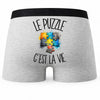 Boxer Homme Le puzzle c'est la vie – Impression au dos