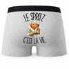 Boxer Homme Le spritz c'est la vie – Impression au dos