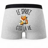 Boxer Homme Le spritz c'est la vie – Impression au dos