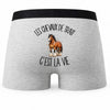 Boxer Homme Les chevaux de trait c'est la vie – Impression au dos