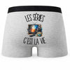 Boxer Homme Les séries c'est la vie – Impression au dos