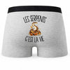 Boxer Homme Les serpents c'est la vie – Impression au dos