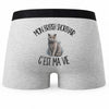 Boxer Homme Mon British Shorthair c'est ma vie – Impression au dos
