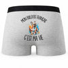 Boxer Homme Mon Bulldog Français c'est ma vie – Impression au dos