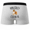 Boxer Homme Mon Colley c'est ma vie – Impression au dos