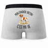 Boxer Homme Mon Épagneul Breton c'est ma vie – Impression au dos